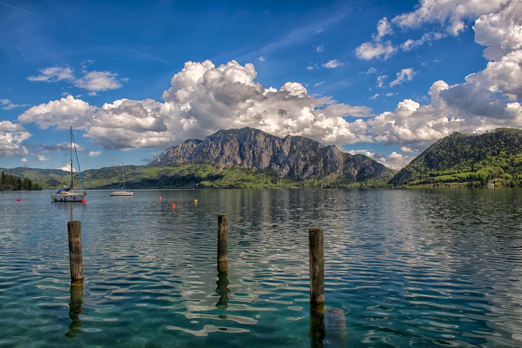 Gasthaus Pension Zur Nixe Steinbach am Attersee Exterior photo