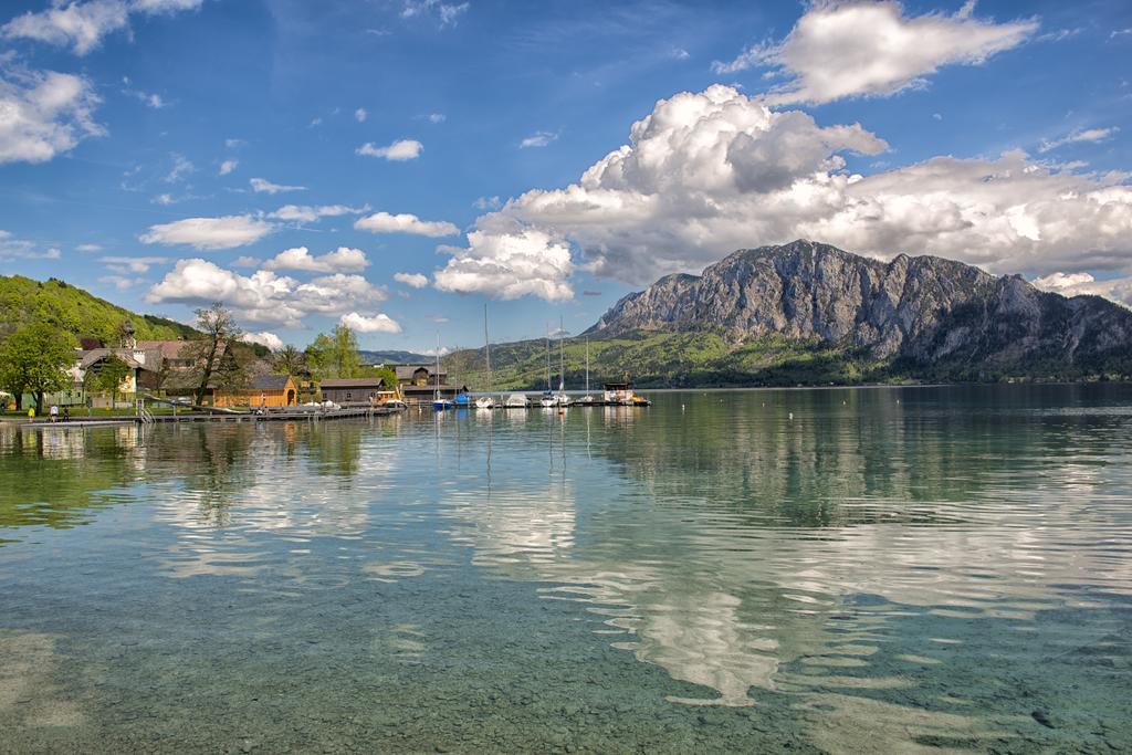 Gasthaus Pension Zur Nixe Steinbach am Attersee Exterior photo